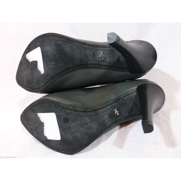 NEW Kenneth Cole Gray Leather Ankle Boot - Picture 6 of 8